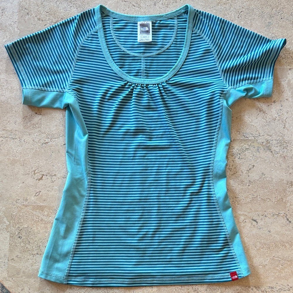 The North Face VaporWick Hiking Top XS Blue Gorpcore Outdoor Quick Dry Trail